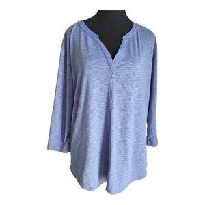 L.L. Bean Light Blue Tunic Top Size L